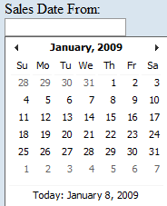 Calendar Default
